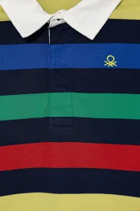 Detská bavlnená polokošeľa United Colors of Benetton