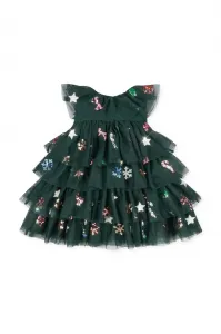 Dievčenské šaty Konges Sløjd YVONNE CHRISTMAS DRESS