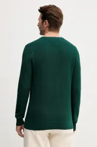 Bavlnený sveter Tommy Hilfiger čierna farba, ľahký, MW0MW36347
