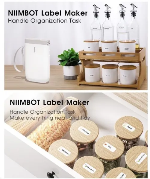 Niimbot A2A68601601, 12x40mm, 155 ks, biele samolepiace štítky
