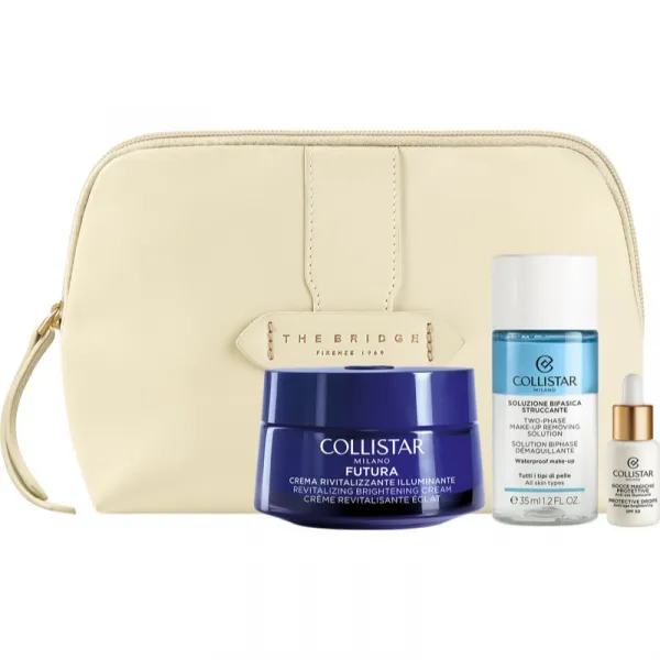 Collistar Futura Brightening Revitalizing Cream Gift Set darčeková sada pre rozjasnenie pleti