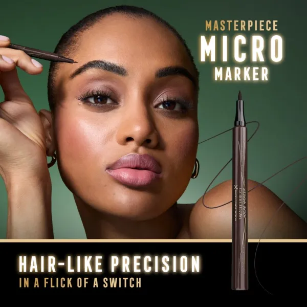 Max Factor Masterpiece Micro Marker ceruzka na obočie odtieň 60 Deep Brown 1 ml