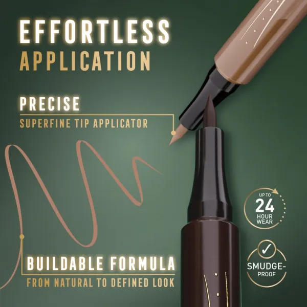Max Factor Masterpiece Micro Marker ceruzka na obočie odtieň 60 Deep Brown 1 ml