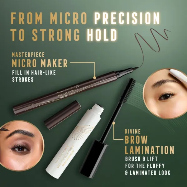 Max Factor Masterpiece Micro Marker ceruzka na obočie odtieň 60 Deep Brown 1 ml
