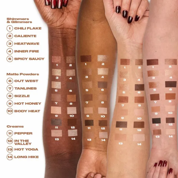 Urban Decay Naked Shaped paletka očných tieňov odtieň Warm 160.6 g