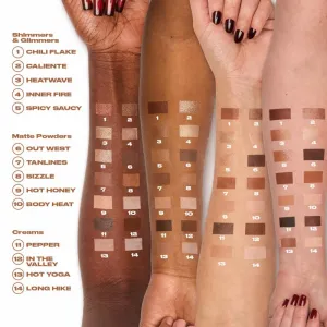 Urban Decay Naked Shaped paletka očných tieňov odtieň Warm 160.6 g