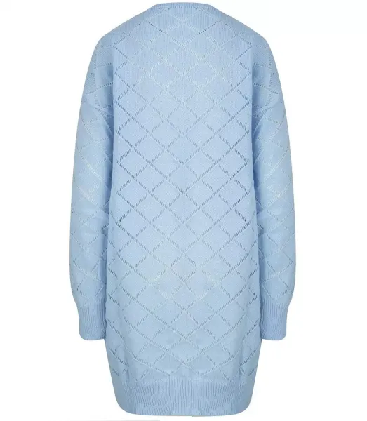 Pri Long warm openwork cardigan IZABELLA