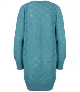 Pri Long warm openwork cardigan IZABELLA