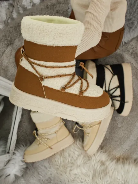 Resti Women's snow boots camel