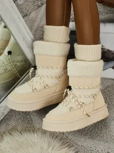 Resti Women's snow boots Quill Haven cream