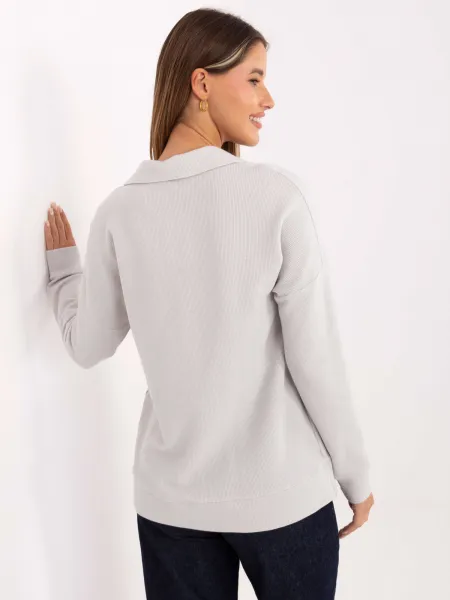 Blouse-LK-BZ-510126.00-light grey