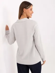 Blouse-LK-BZ-510126.00-light grey