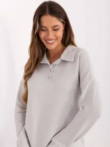 Blouse-LK-BZ-510126.00-light grey