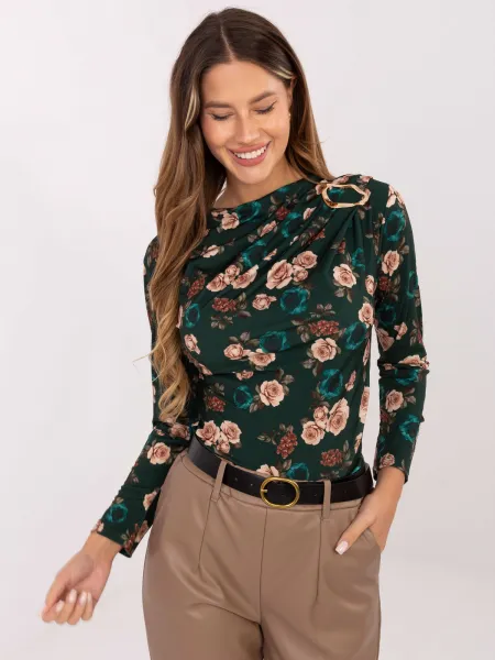 Blouse-IT-BZ-20315-1.19P-dark green