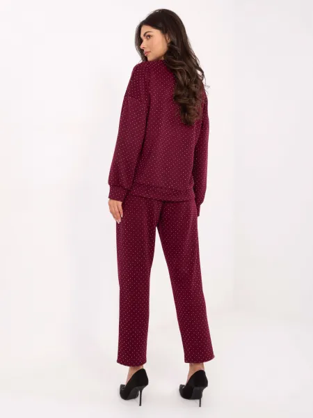 Komplet-IT-KMPL-21718.27P-burgundy