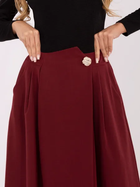 Skirt-IT-SD-81036.32-burgundy