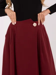 Skirt-IT-SD-81036.32-burgundy