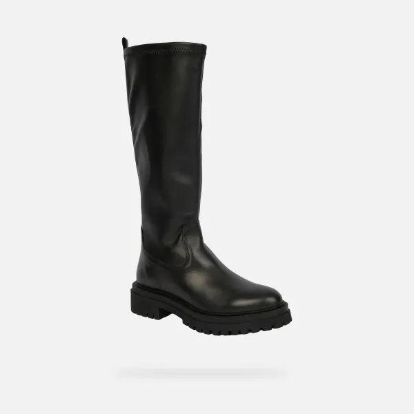 Black Women's Geox Iridea Boots - Women's