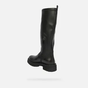 Black Women's Geox Iridea Boots - Women's