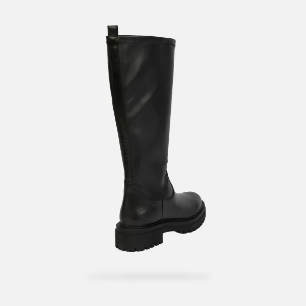 Black Women's Geox Iridea Boots - Women's