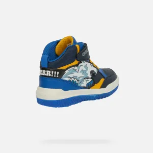 Blue Luminous Sneakers for Boys Geox Buzzerlight Boy - Boys