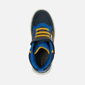 Blue Luminous Sneakers for Boys Geox Buzzerlight Boy - Boys