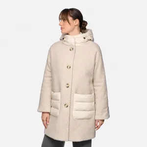 Women's Cream Jacket Geox Calithe - Women's