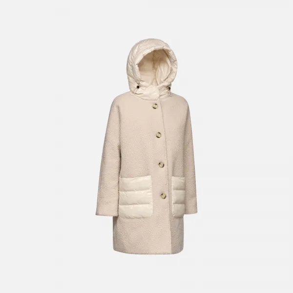 Women's Cream Jacket Geox Calithe - Women's
