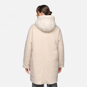 Women's Cream Jacket Geox Calithe - Women's