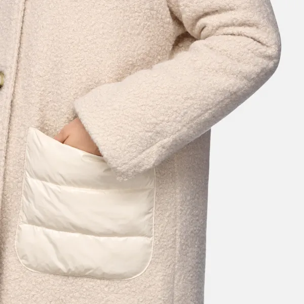 Women's Cream Jacket Geox Calithe - Women's