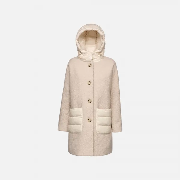 Women's Cream Jacket Geox Calithe - Women's