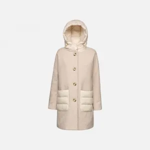 Women's Cream Jacket Geox Calithe - Women's