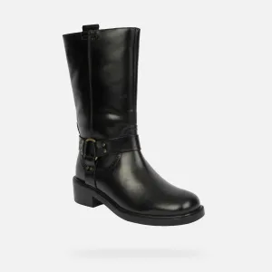 Black Women's Geox Nalvia Boots - Women's