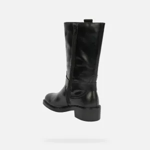 Black Women's Geox Nalvia Boots - Women's