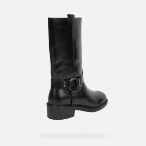 Black Women's Geox Nalvia Boots - Women's