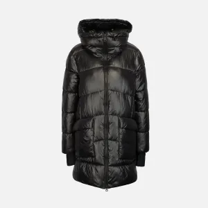 Black Women's Down Jacket Geox Serilda - Women's