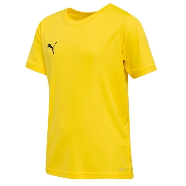 Puma teamRISE Chlapčenské futbalové tričko, žltá, veľkosť
