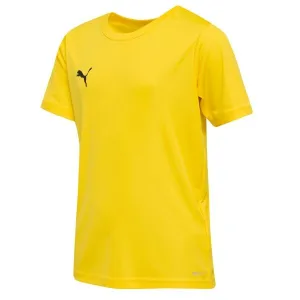 Puma teamRISE Chlapčenské futbalové tričko, žltá, veľkosť