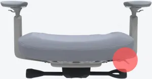 MERCURY Ergonomická kancelárska stolička LUCIA sivá