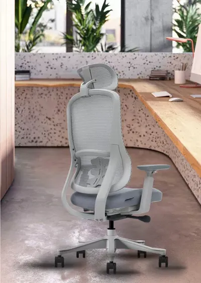 MERCURY Ergonomická kancelárska stolička LUCIA sivá