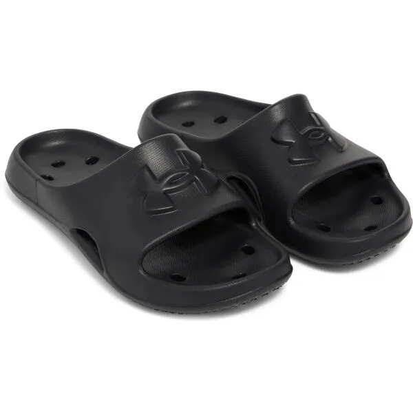 Under Armour LOCKER V SL B Detské šľapky, čierna, veľkosť 32