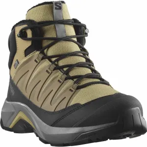 Salomon X-ADVENTURE COLDRUSH WP Pánska zimná obuv, hnedá, veľkosť 48