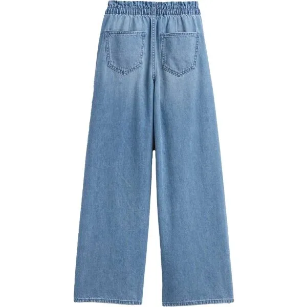 GAP V-BAGGY FEATHERWEIGHT MED Dievčenské džínsy, modrá, veľkosť