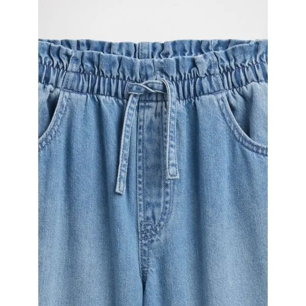 GAP V-BAGGY FEATHERWEIGHT MED Dievčenské džínsy, modrá, veľkosť