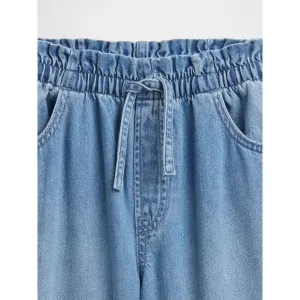 GAP V-BAGGY FEATHERWEIGHT MED Dievčenské džínsy, modrá, veľkosť