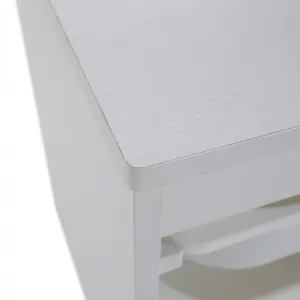 Organizér s úložnými boxami, biela, TRIMAL