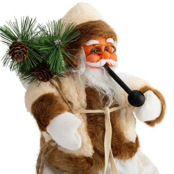 Tutumi Figúrka Santa Clausa a Mikuláša 44 cm biela