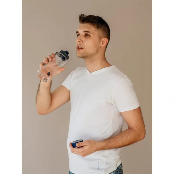 Equa Plain fľaša na vodu farba Blue 600 ml