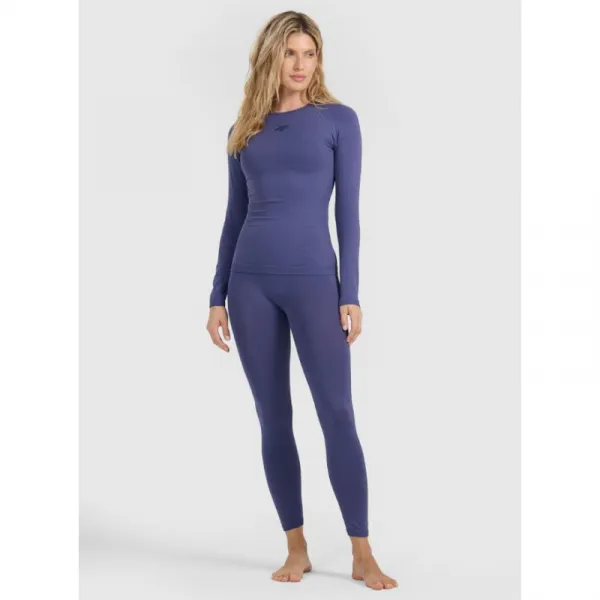 Dámske termo nohavice 4F SEAMLESS UNDERWEAR F221-WAW25USEAF221-32S-DENIM
