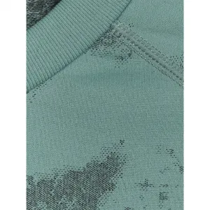 Pánske termo tričko s dlhým rukávom 4F SEAMLESS UNDERWEAR M227-WAW25USEAM227-44A-OLIVE ALLOVER